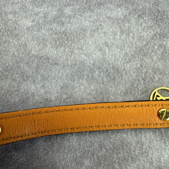 Louis Vuitton Logomania Brown and Gold Monogram Wrap Bracelet - Picture 9 of 12